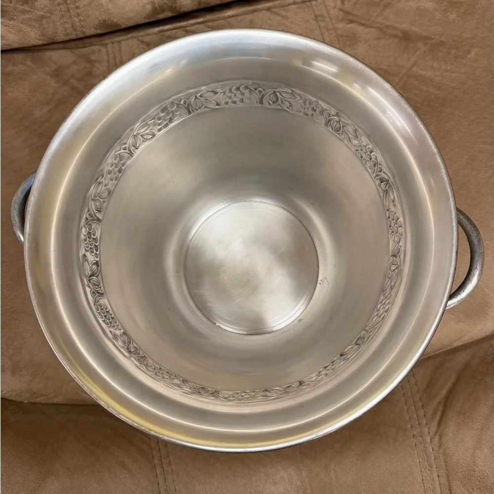 Pottery Barn Silver Ice Bucket